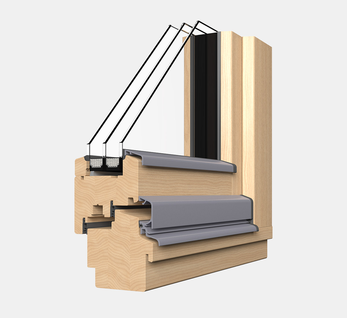 Rekord Fenster Natural
